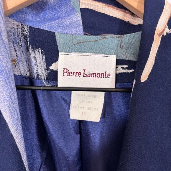 Pierre Lamonte Vintage Blazer Art To Wear Size 12 - Picture 13 of 16